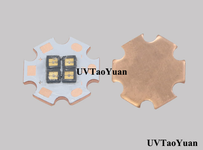 UVC LED 275nm 4Chip 20mW Φ20mm